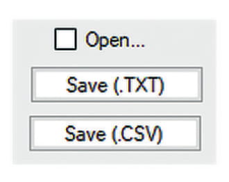 Figure 8: Saving options in R4A – 1.0